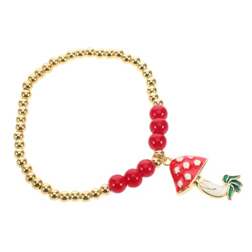 COLLBATH Kupfer Perlenkette mit Anhänger für Frauen Verstellbares Elegantes Armband für Strand Partys Freizeit mit Funkelnden Details von COLLBATH
