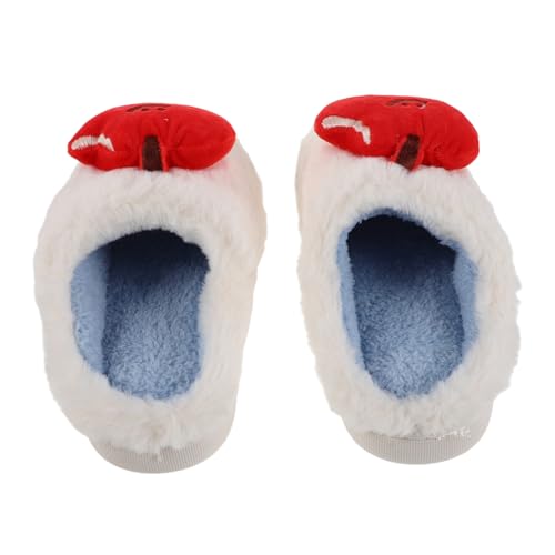 COLLBATH Kuschelige Warme Apfel Plüsch-hausschuhe für Flauschige Winter-hauschuhe mit Langlebiger Leichter Sohle für Gemütliche Indoor Kalte Böden von COLLBATH