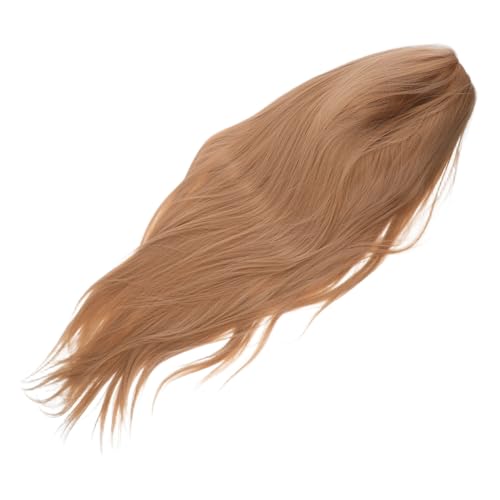 COLLBATH Lace Front Synthetische Perücke Lang Glattes Haar Goldfarben Leichtes Design Halloween Cosplay Party Damen von COLLBATH