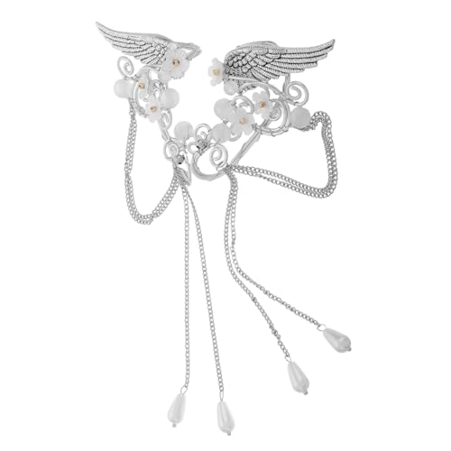COLLBATH Lange Quasten Elfen Ohrclips Ohrmanschetten Ohrschmuck Frauen Antiker Stil Versatile Ohrklemme für Cosplay Hochzeit Themenparty von COLLBATH