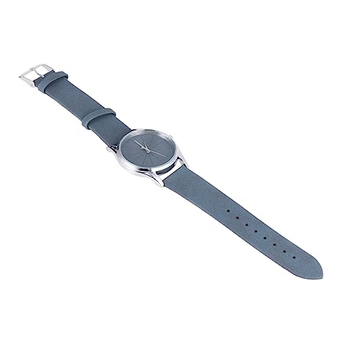 COLLBATH Damen Armbanduhr Mit Dünnem Lederarmband Modische Quarzuhr Stilvolle Analoge Uhr Blau Für Frauen Für Geschenke Freizeit Und Besondere Anlässe von COLLBATH