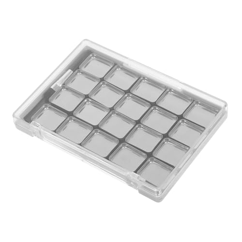 COLLBATH Leere Magnetische Lidschattenpalette mit Metallpfännchen und Pinsel Wiederbefüllbarer Make-up Organizer Robustes Tragbares Design für Lidschatten und Pigment Praktisches von COLLBATH