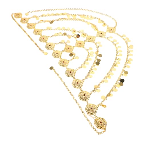 COLLBATH Legierung Haar Kette für Frauen Exotisches Kopfband mit Münzen für Hochzeiten Festivals und Partys COLLBATH Legierung Haar Kette für Frauen Exotisches Kopfband mit Münzen für Hochzeiten Festivals und Partys von COLLBATH