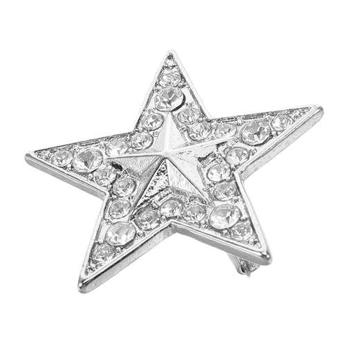 COLLBATH Legierung Stern Fünfzackigen Brosche Vintage Star Revers Pin Brosche Für Kleidung von COLLBATH