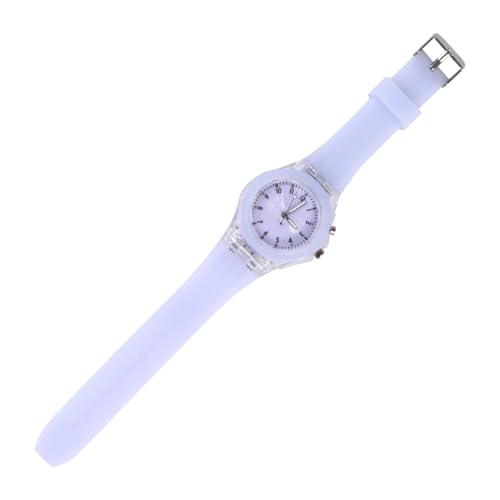 COLLBATH Leuchtende Kinderuhr Kaninchen Muster Silikon Armbanduhr für Jungen und Mädchen Cartoon Design Einfach Abzulesen von COLLBATH