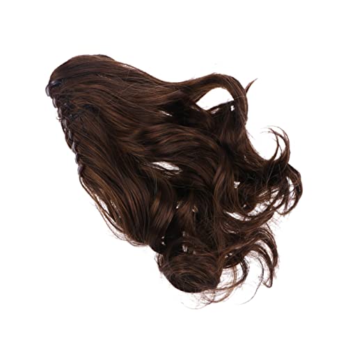 COLLBATH Lockige Kunsthaarperücke Mit Klemmbacken Pferdeschwanz Haarverlängerung Haarteil Mit Clip Für Damen Und Mädchen von COLLBATH