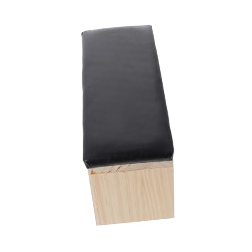 COLLBATH Log Handkissen Maniküre Handgelenk Form Unterstützung Nägel UV Kissen Ergonomisches Nagelstudio Handkissen Hand Nagelkissen Schwarz Holz von COLLBATH