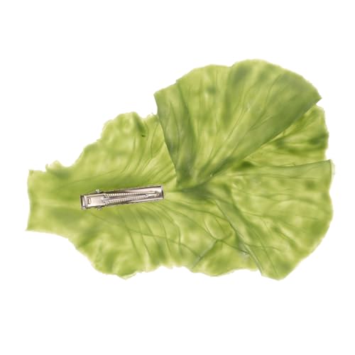 COLLBATH Lustige Damen Haarspange Lettuce Leaf Design Leicht und Vielseitig Haarclip Cosplay Accessoire für Kreative Frisuren und Alltagslook von COLLBATH