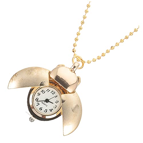 COLLBATH Design Taschenuhr Glänzend Vintage Uhr Zarte Taschenuhr Kettenuhr Retro Hängeuhr Quarzmaterial Zinklegierung von COLLBATH