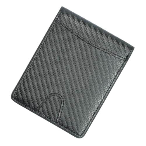 COLLBATH Herren Geldbörse Mit RFID Schutz Multifunktionales Kartenetui Aus Kohlefaser Wallet Für änner Kartenhalter Und Geldscheinklammer Ideale Geldbörse Für Unterwegs von COLLBATH