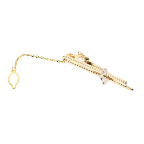 COLLBATH Männer Krawattennadel Metall mit Musiknoten Design Stilvolle Krawattenklammer für Hochzeiten und Festliche Anlässe Vielseitiges Accessoire für von COLLBATH