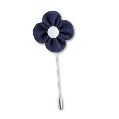 COLLBATH Herren Krawattenbrosche men accessories männerschmuck mens jewellery Blaue Blumenbrosche Krawattennadel Männer Reversnadel Männer Ansteckblume Handbuch Stift Korsage Mann von COLLBATH