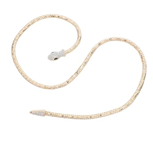 COLLBATH Schlangenhalskette Für Verstellbar Mit Strass-details Metallkette Schlangen-statement-schmuck Mode-accessoire Für Partys Und Alltag COLLBATH Schlangenhalskette Für Verstellbar Mit Strass-details Metallkette Schlangen-statement-schmuck Mode-accessoire Für Partys Und Alltag von COLLBATH