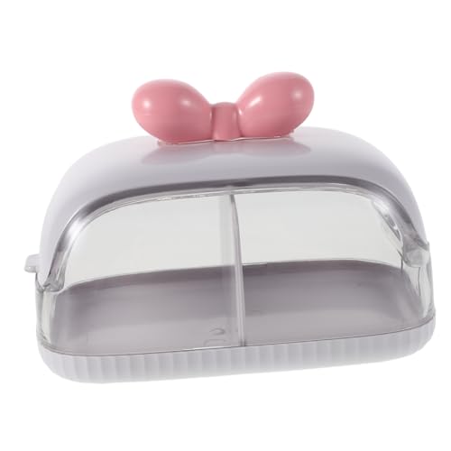 COLLBATH Make Up Schwamm Aufbewahrungsbox mit Staubschutzdeckel Großer Kosmetik Organizer für Mehrere Beauty Sponges Eleganter Make Up Halter für Schminktisch und Reisegebrauch von COLLBATH