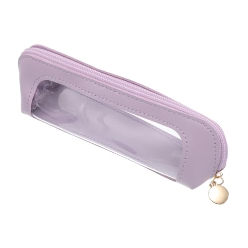 COLLBATH Makeup Brush Aufbewahrungstasche Transparent Leicht Mit Reißverschluss Makeup Pinsel Organizer Für Reisen Und Alltag Kosmetiktasche Kosmetik Pinselhalter Portable von COLLBATH