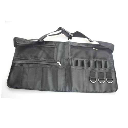 COLLBATH Makeup Special Waist Bag Verstellbar Mit Mehreren Innenfächern Für Pinsel Mascara Lippenstift Professionelle Kosmetiktasche Für Make up Artists Und Fotografen Schwarz von COLLBATH