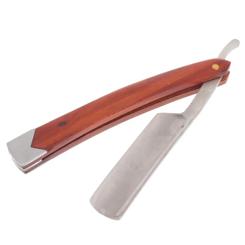 COLLBATH Faltbarer Barber Rasierer Aus Edelstahl Mit Holzgriff Für Männer Bart Rasieren Werkzeug Leicht Und Tragbar Für Friseursalons Und Zuhause COLLBATH Faltbarer Barber Rasierer Aus Edelstahl Mit Holzgriff Für Männer Bart Rasieren Werkzeug Leicht Und Tragbar Für Friseursalons Und Zuhause von COLLBATH