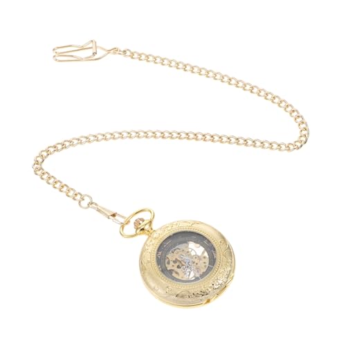 COLLBATH Vintage-taschenuhr Für Herren Hohlgehäuse Mit Römischen Ziffern Elegante Steampunk-halskettenuhr von COLLBATH