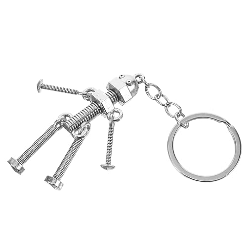 COLLBATH Metall Roboter Schlüsselanhänger Hängend Dekorativ Im Punk Stil Für Schlüssel Taschen Rucksack Auto von COLLBATH