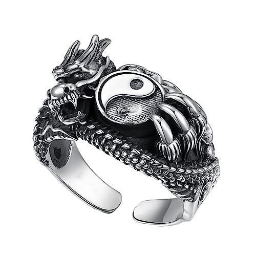 COLLBATH Metall-drachenring Für Männer Vintage-fingerring Aus Metall Ringschmuck Für Herren Attraktiver Modeschmuck COLLBATH Metall-drachenring Für Männer Vintage-fingerring Aus Metall Ringschmuck Für Herren Attraktiver Modeschmuck von COLLBATH