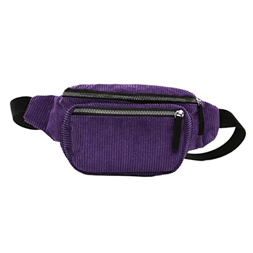 COLLBATH Cord Hüfttasche Damen Outdoor Brusttasche Mini Tasche Für Reisen Einkaufen Radfahren Leichtgewichtig Mit Fassungsvermögen von COLLBATH