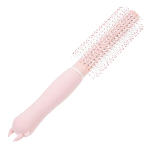 COLLBATH Mini Lockenbürste für Frauen Vielseitige Lockenroller Haarbürste mit Massagefunktion Anti frizz Styling für Zuhause und Reisen Modisches Rosa Design von COLLBATH