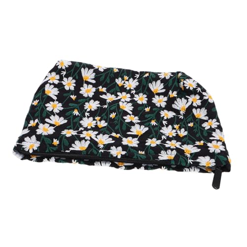 COLLBATH Kosmetiktasche Blumenmuster Kleine Reisetasche Mit Reißverschluss Als Lippenstifttasche Für Damen Organisierte Aufbewahrung Für Kosmetik Und Toilettenartikel von COLLBATH