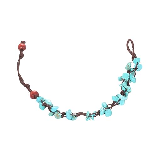 COLLBATH Mode Fußkette Verstellbare Fesselkette Woven Rope Fußschmuck für Frauen Kreative Fußkette mit Trendigem Design für Sommer Strandpartys von COLLBATH