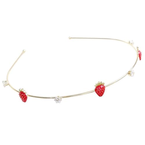 COLLBATH Modisches Erdbeer stirnband Damen Haarreif Leicht Langlebig Party Haaraccessoire für Frauen Mädchen Alltag Fest von COLLBATH
