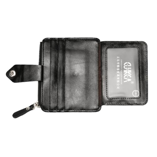 COLLBATH Herren-geldbörse Mit Reißverschluss Modische Geldbörse Multifunktionale Handtasche Große Kapazität Kreditkartenhalter Schwarz von COLLBATH