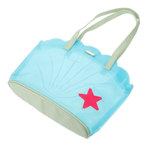 COLLBATH Muschel Strandtasche Strandtasche Durchsichtige Große Pool Tragetasche Wasserdichte Reisetasche Für Damen Wasserdichte von COLLBATH