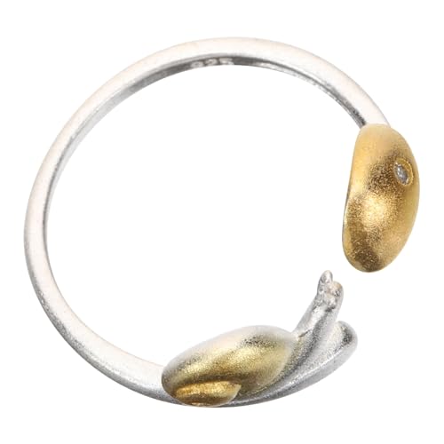 COLLBATH Mushroom Snail Ring Verstellbar für Damen Eleganter Schmuck für Hochwertige Sichere Materialien Verlobungsring oder für Tag von COLLBATH