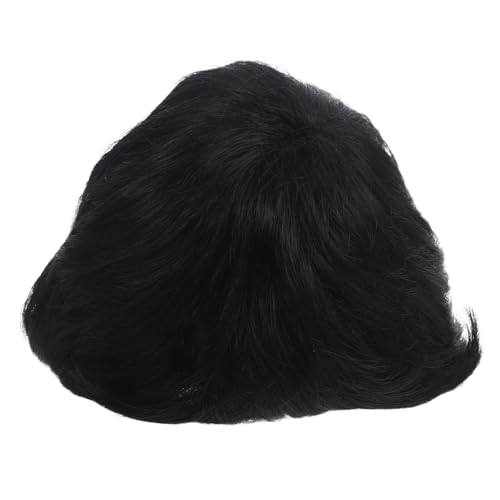 COLLBATH Natürlich Schwarzer Pixie Cut Perücke Damen Kurz Geschichtet Synthetisch Haar Modisch Vielseitig Angenehm für Alltag Beruf und Party von COLLBATH