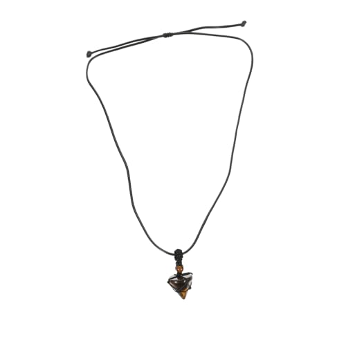 COLLBATH Natürliche Tigerauge Steinanhänger Halskette Damen Vintage Schmuck mit Handgewebtem Seil Langlebiger Edelsteinpendant Modisches Dekor für Halsketten und DIY Schmuckgestaltung COLLBATH Natürliche Tigerauge Steinanhänger Halskette Damen Vintage Schmuck mit Handgewebtem Seil Langlebiger Edelsteinpendant Modisches Dekor für Halsketten und DIY Schmuckgestaltung von COLLBATH