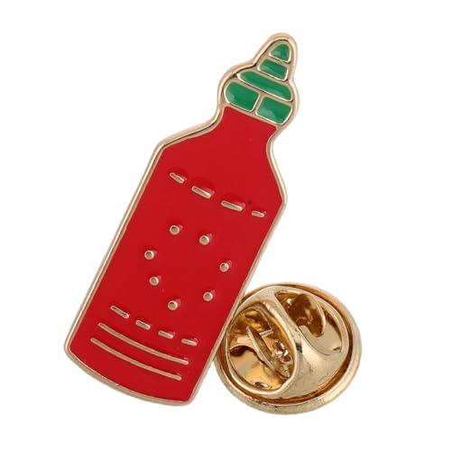 COLLBATH Niedliche Flaschen Anstecknadel Langlebigem Material für Kleidung Taschen Kreatives Zubehör für Erwachsene von COLLBATH