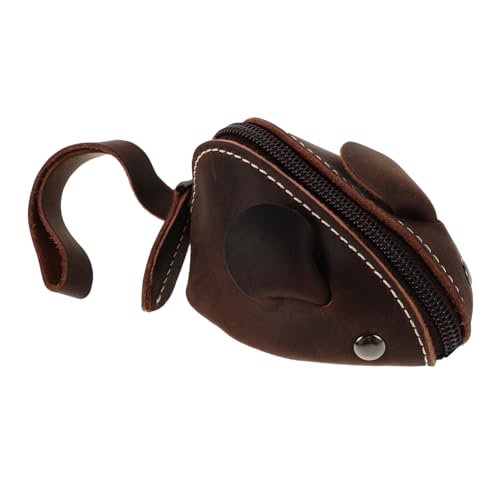 COLLBATH Niedlicher Mäuse Münzbeutel für Handgefertigte Geldbörse mit Schlüsselanhänger Multifunktionale Aufbewahrungstasche für Münzen Kleine Gegenstände Robuste Konstruktion Design von COLLBATH