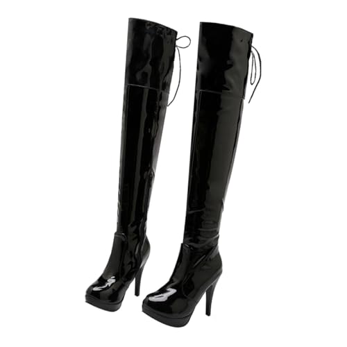 COLLBATH Overknee Stiefel Damen Langschaftstiefel mit Seitlichem Reißverschluss High Heels Langschaft für Herbst Winter Modisch und von COLLBATH