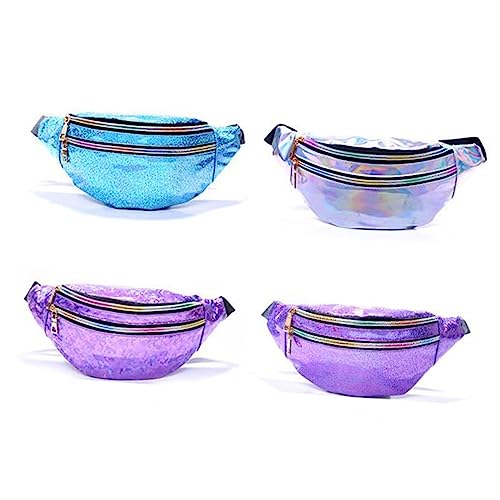 COLLBATH Outdoor-hüfttasche Mit Pailletten Mehrere Fächer Für Handy Geldbörse Schlüssel Ausweis Sonnenbrille Tickets Lippenbalsam Reflektierende Design Leichtgewichtig Und von COLLBATH
