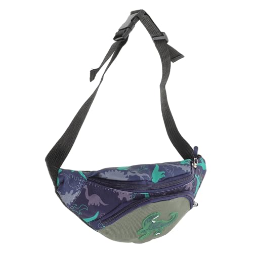 COLLBATH Kinder Bauchtasche Mit Cartoon-Dinosaurier Leichte Hüfttasche Für Kleinkinder Jungen Und Mädchen Vielseitige Trageweise Für Ausflüge Und Sport von COLLBATH