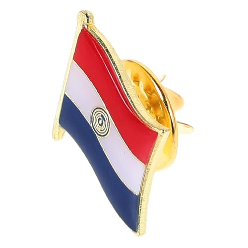 COLLBATH Paraguayische Flaggen Anstecknadel Metallbrosche für Nationale Feiertage Gedenkveranstaltungen Patriotische Anlässe für Rucksäcke Hüte Anzüge von COLLBATH