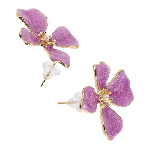 COLLBATH Blumenohrringe Für Damen Blütenblatt-design Ohrstecker Schmuck Für Frauen Freundin Schwester Weihnachten Geburtstag von COLLBATH