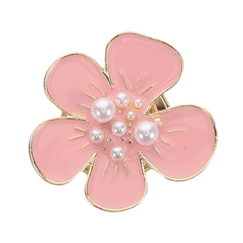 COLLBATH Perlen Broschen Schal Clip Modischer Blumenverschlussschnalle für Schals Brosche Robustem Legierungsmaterial für Vielseitige Anlässe von COLLBATH