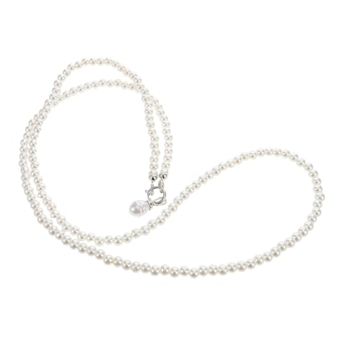 COLLBATH Perlen Handy Kette Imitation Perlen Halskette Zubehör für Frauen Weiße Umhängekette für Stilvolle Auftritte COLLBATH Perlen Handy Kette Imitation Perlen Halskette Zubehör für Frauen Weiße Umhängekette für Stilvolle Auftritte von COLLBATH