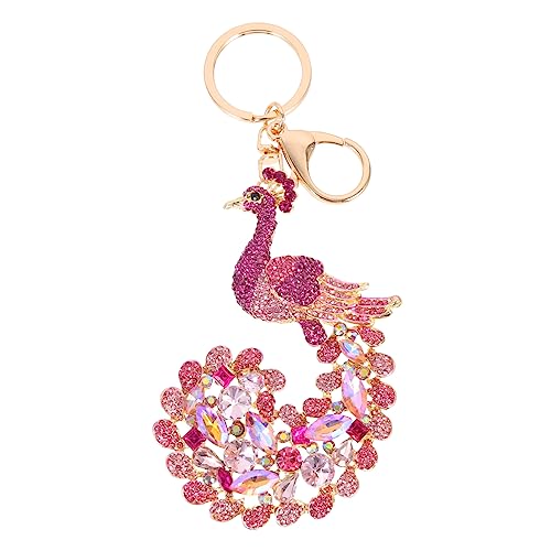 COLLBATH Schlüsselanhänger in Pfauenform Anhänger Für Handtaschen Mit Strasssteinen Langlebiges Und Einfaches Dekorations-Accessoire COLLBATH Schlüsselanhänger in Pfauenform Anhänger Für Handtaschen Mit Strasssteinen Langlebiges Und Einfaches Dekorations-Accessoire von COLLBATH