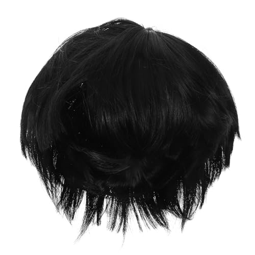 COLLBATH Pilzkopfperücke kahl Frisur blond Spitze lustige Perücke Teil charmante Cosplay-Perücken falsche Haare Frauen Perücke Kostümparty-Perücken Hochtemperaturdraht Black von COLLBATH