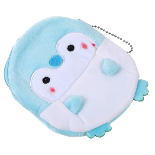 COLLBATH Plüschgeldbörse Pinguin Kleine Tragbare Geldbörse Plüschmünzenbörse Pp-baumwollmaterial Geeignet Für Münzen Schlüssel Lippenstift von COLLBATH