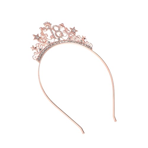 COLLBATH Prinzessinnen-krone Stirnband Mit Strass Für Mädchen Geburtstagsdekoration Geburtstag Partyzubehör Prinzessinnen-geburtstagskrone Haarband Tiara von COLLBATH