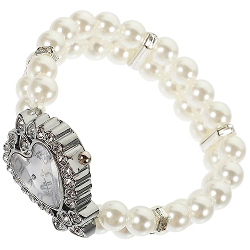 COLLBATH Quarzuhr Für Damen Mit Perlenarmband Modische Uhr Für Mädchen Und Frauen Hochwertig Verarbeitet Und Langlebig Angenehm Zu Tragen von COLLBATH