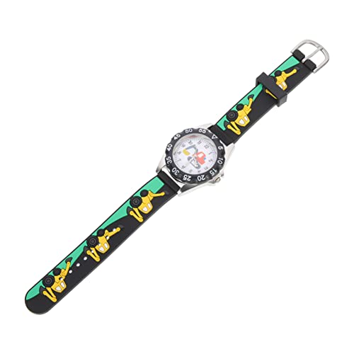 COLLBATH 3D Cartoon Kinderuhr Süße Studenten Armbanduhr Modeuhr Cartoon Uhr Für Kinder Mit Langlebigem Edelstahl Und Silikonmaterial von COLLBATH