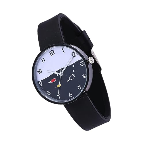COLLBATH Stylische Quarzuhr für Mädchen mit Silikonarmband Lässige Teenager Uhr Anpassbare Größe Cartoon Design und Langlebig für Schüler und Studenten von COLLBATH